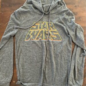 Star Wars Gray Knit Sweater with Iconic Logo